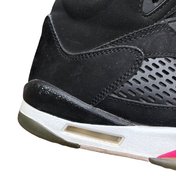 Rare 2017 Air Jordan 5 Retro Black Deadly Pink Size 6.5 - Picture 10 of 16